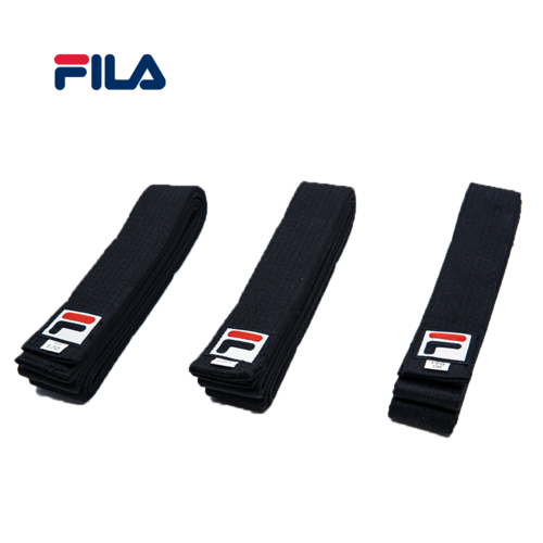 FILA 휠라 2번 검정띠-(4cm) 검정벨트 검은띠 검띠 태권도벨트